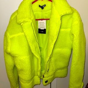 Vibrant Neon Green Jacket